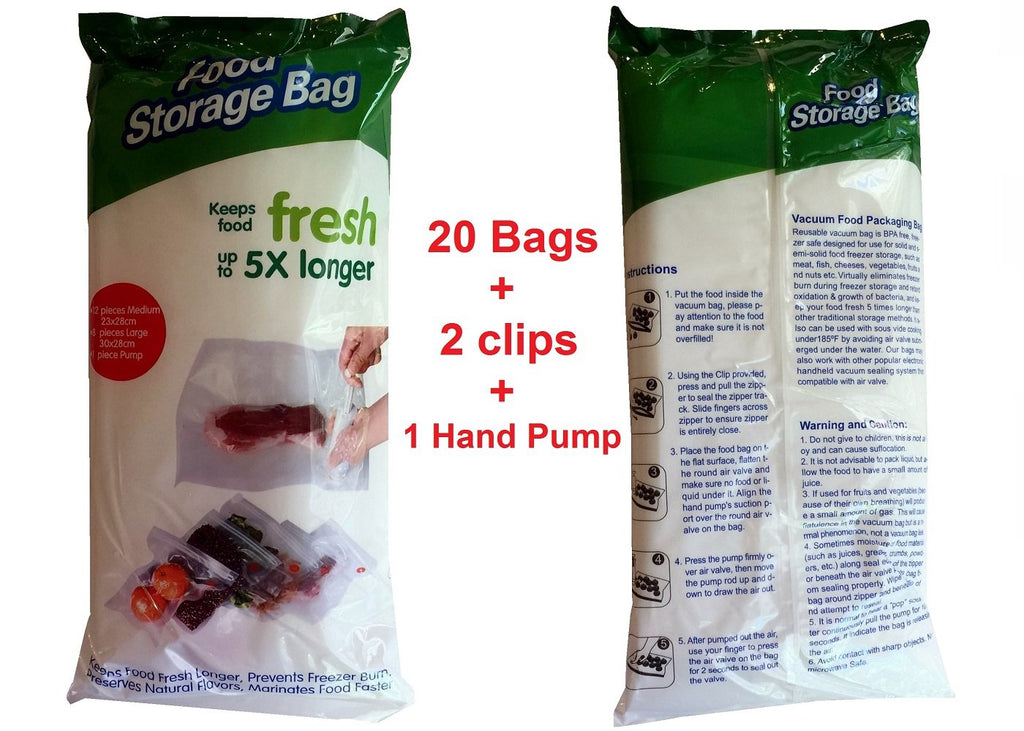 Food Sealing Clips, Bag Closing Clamp, 4 Pieces Of Bag Sealing